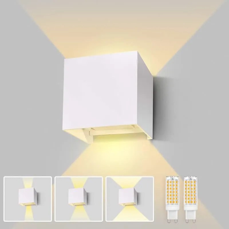 Led Fali Lámpa Fehér Modern Kreatív 3000K 20W meleg fehér