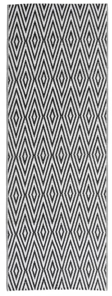 kültéri szőnyeg ARAKIL fekete 80x250 cm PP