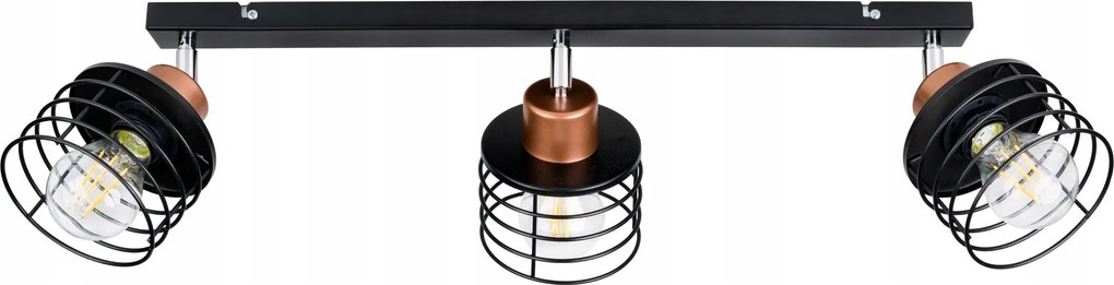 Lámpa Plafon Csillár állítható loft Rugó 3