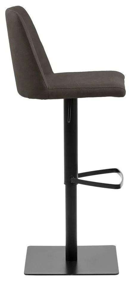 Antracitszürke állítható magasságú bárszék (ülésmagasság 78,5 cm) Avanja – Actona