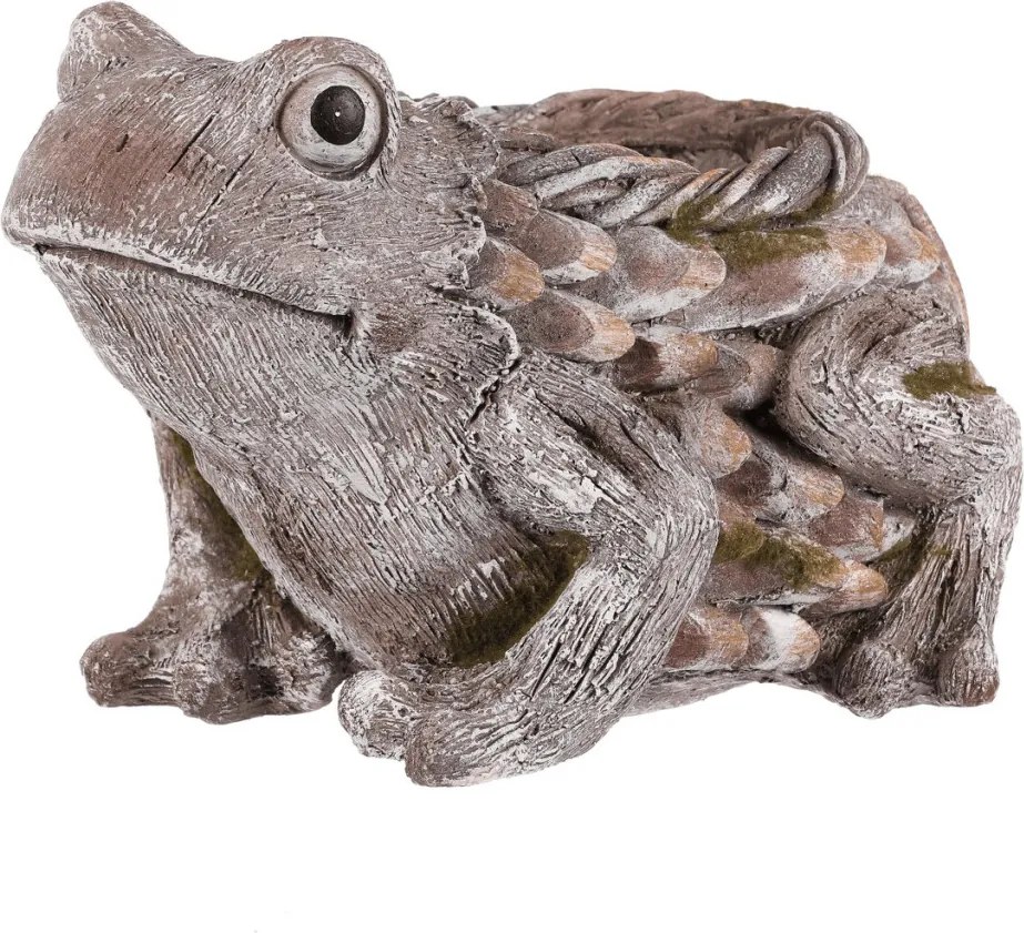 Béka virágtartó, magnézium, szürke