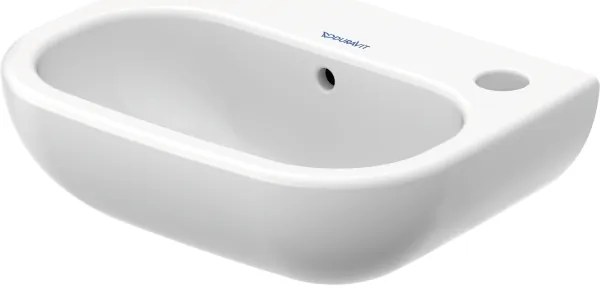 Duravit 7053600082 - Függesztett mosdó D-CODE 36x27 cm kerámia/fényes fehér