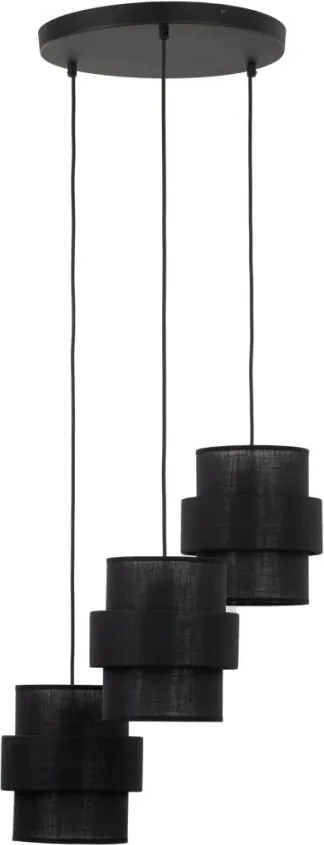 TK LIGHTING 5981 CALISTO Többágú Függesztett Lámpa Fekete E27 IP20