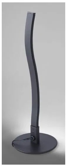 Leuchten Direkt 15128-18 - LED Asztali lámpa WAWE LED/3W/230V fekete