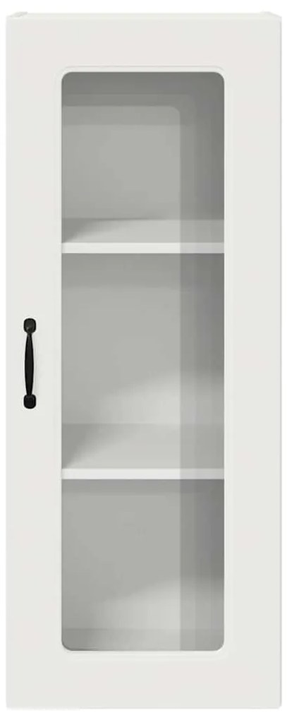 Fali konyhaszekrény polcokkal Fehér 40 x 31 x 100 cm Faanyag