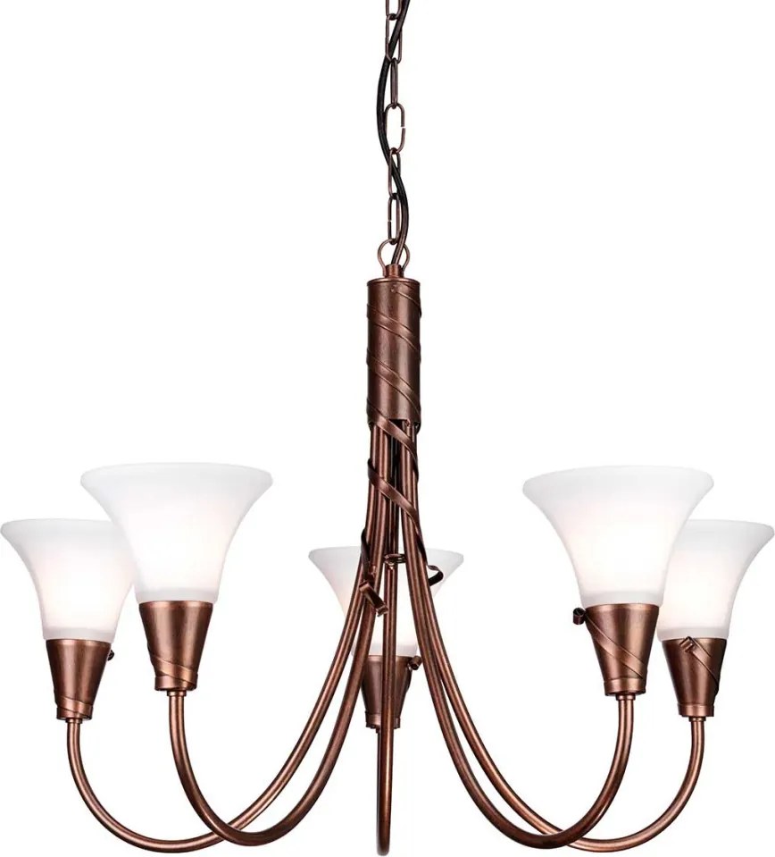 Elstead Lighting EMILY EM5-COPPER Csillár 5x60W/E14