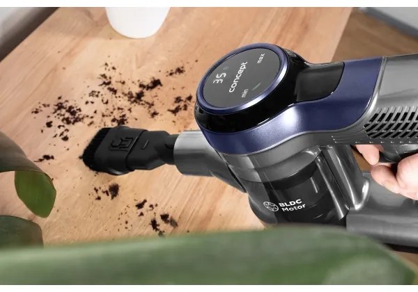 Concept VP6040 -Stick kézi porszívó 2in1 ICONIC ANIMAL 200W/22,2V 2200 mAh kék