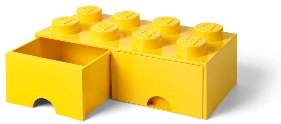 Sárga 2 fiókos tárolódoboz - LEGO®