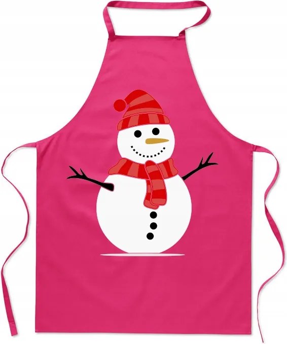 Karácsonyi konyhai kötény Karácsonyi hóember