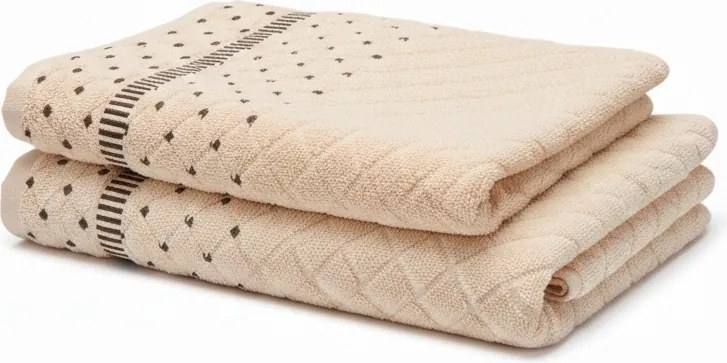 Fürdőlepedő szett 70x140 50x90 pamut 500 g/m ajándék