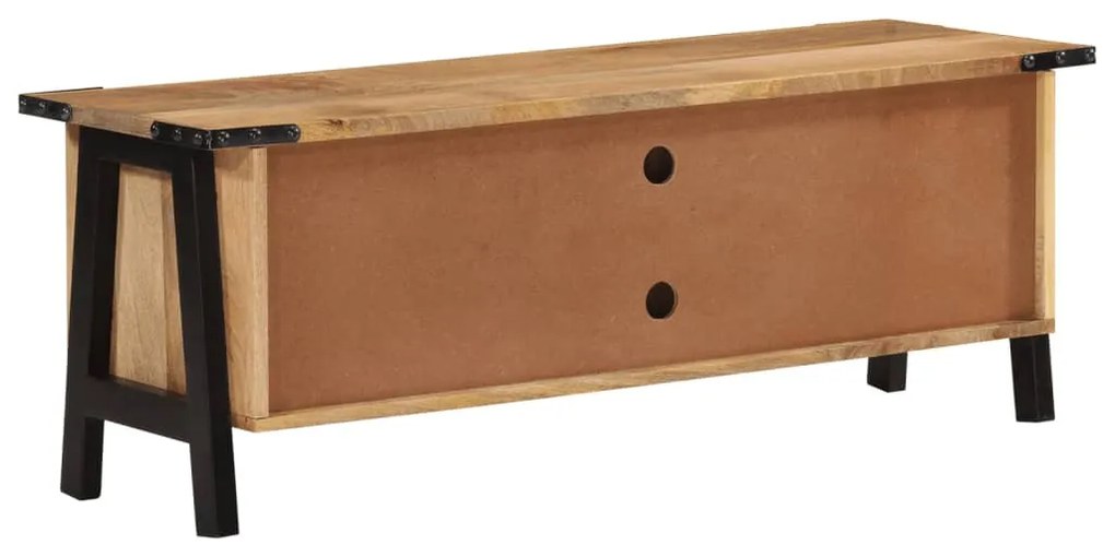 tömör mangófa TV-szekrény 110x35x40 cm