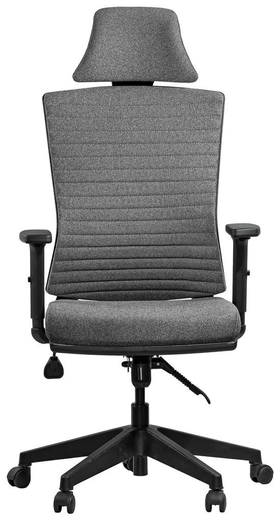 Ello ergonómikus szövet irodai forgószék deréktámasszal, fejtámasszal