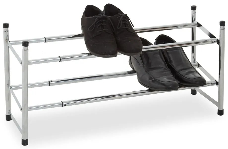 Ezüstszínű fém teleszkópos cipőtartó állvány – Premier Housewares