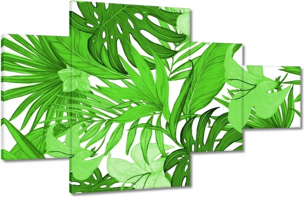 Festmények 130x80 Leaves Monstera New look