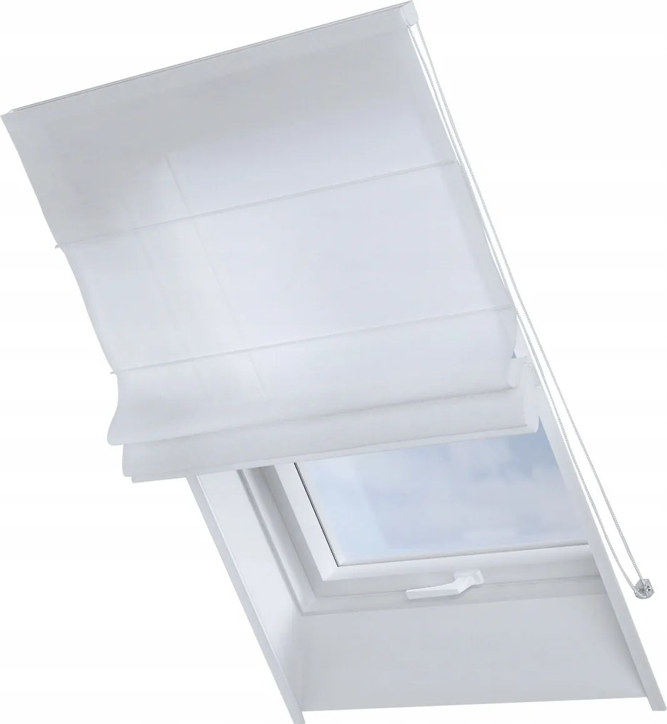 Kész redőny Rimini tetőtéri ablakra 50x60cm fehér