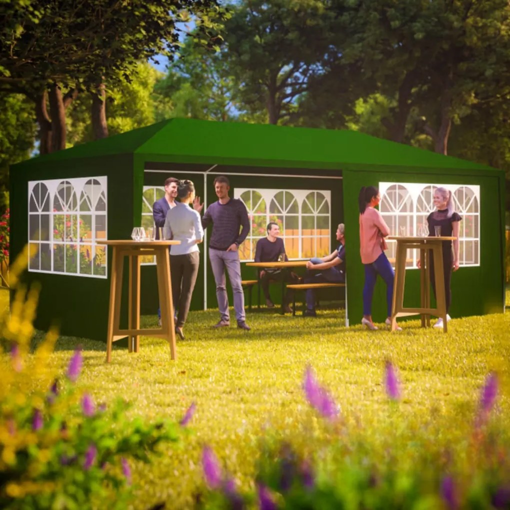 NEAPOL rendezvénysátor, 3x6m, zöld Jurhan