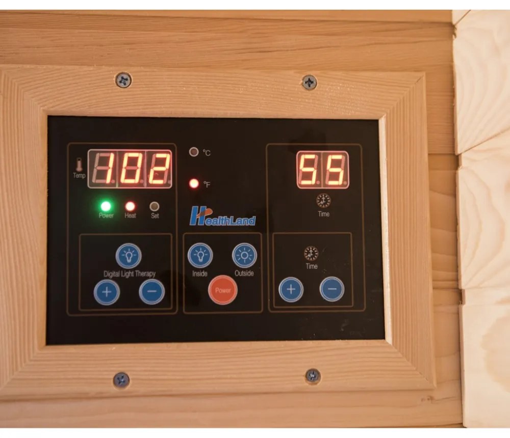 Sauna DeLuxe 2002 Carbon, barna