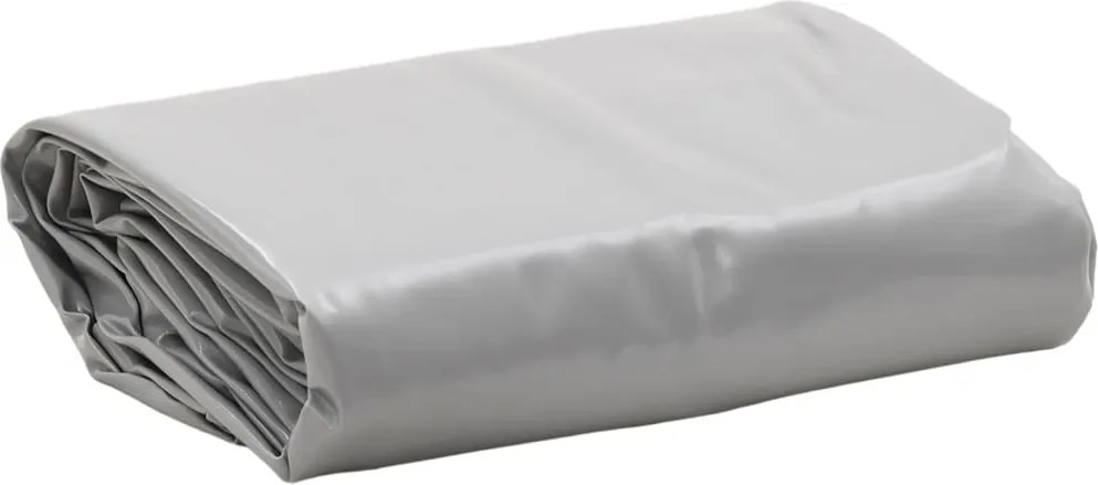 vidaXL szürke ponyva 5 x 5 m 650 g/m²