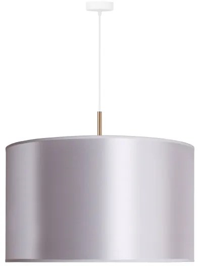 Duolla - Csillár zsinóron CANNES 1xE27/15W/230V á. 50 cm ezüst/réz