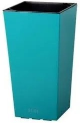 Elise türkiz fényes kültéri kaspó, magasság 46 cm - Gardenico