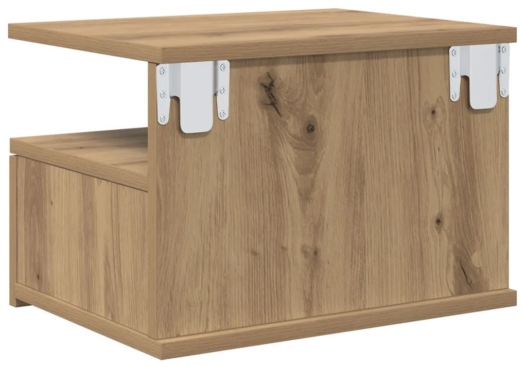 Lebegő Éjjeli Szekrény Mesteri Tölgy 40x31x27 cm Szerelt Fa