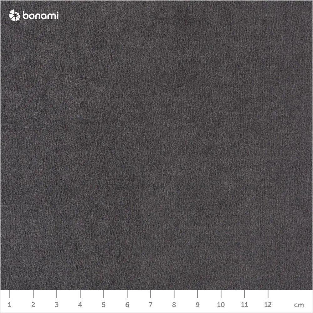 Sötétszürke bársony kinyitható sarokkanapé (jobb oldali) Sweet Harmony – Miuform