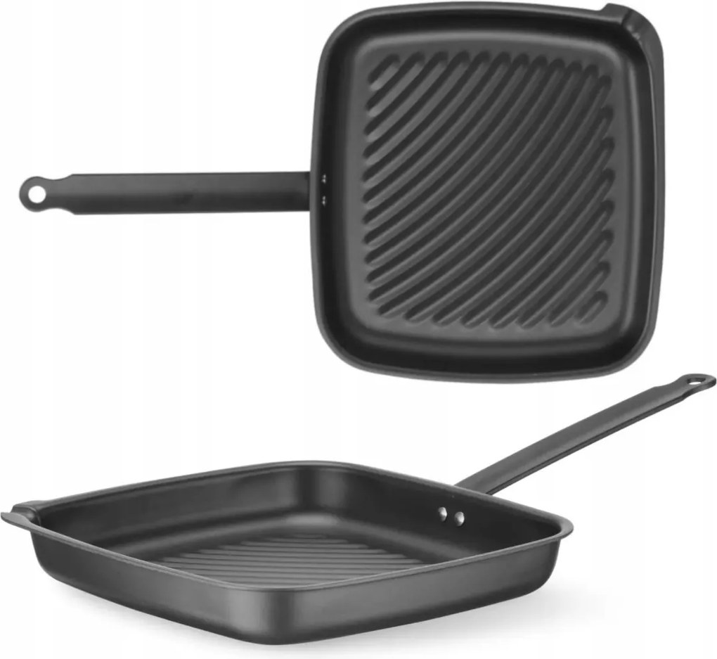 Grill serpenyő szögletes 480 x 282 x 80 mm