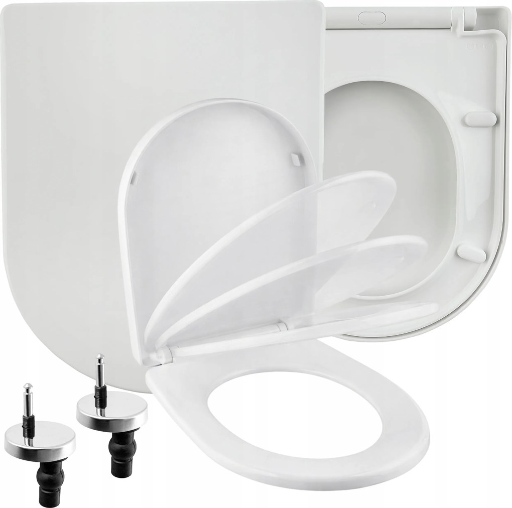 WC-ülőke Szabadon álló Univerzális Kemény Cersanit Roca Kerék