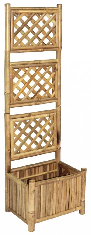 Bambusz növénytartó apácaráccsal 40 cm