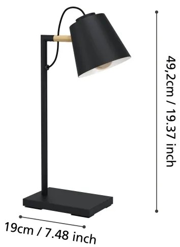 Eglo 900626 - LED Dimmelhető lámpa vezeték nélküli töltéssel LACEY LED/5,5W/230V