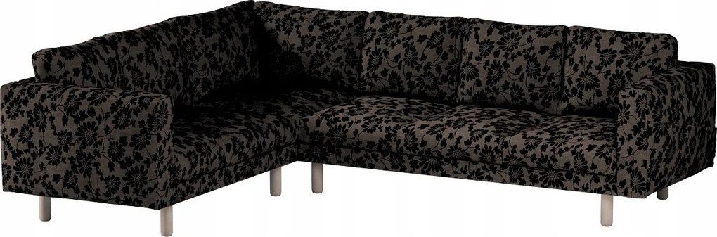 Dekoria Norsborg 5 személyes sarokkanapé huzat Ikea szürke