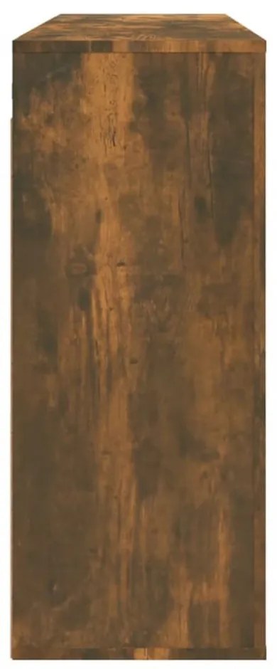 füstös tölgy színű szerelt fa fali szekrény 80x33x80 cm