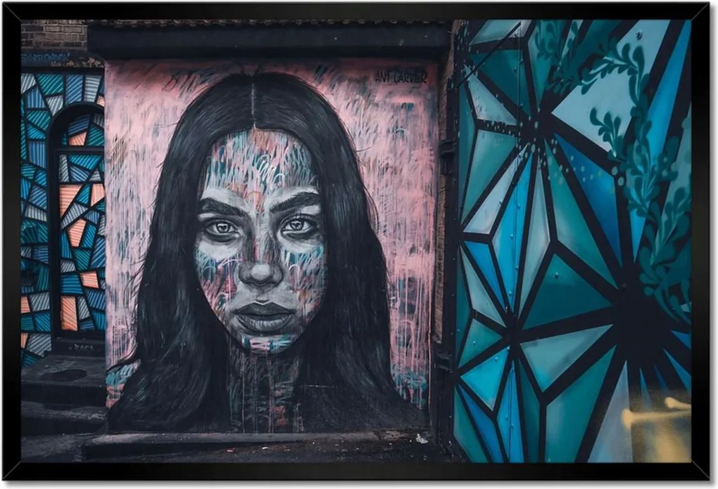 Poszterek keretben 60x40 Graffiti Utcaművészet