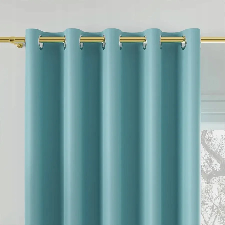 Blackout Szövet Függöny Anyag Dona 280cm kék