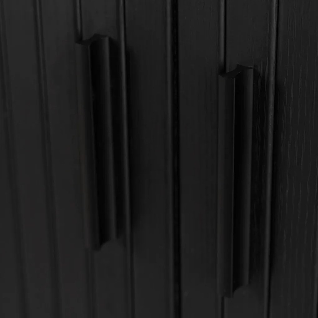 Komód 100 cm fekete színben – TRISH