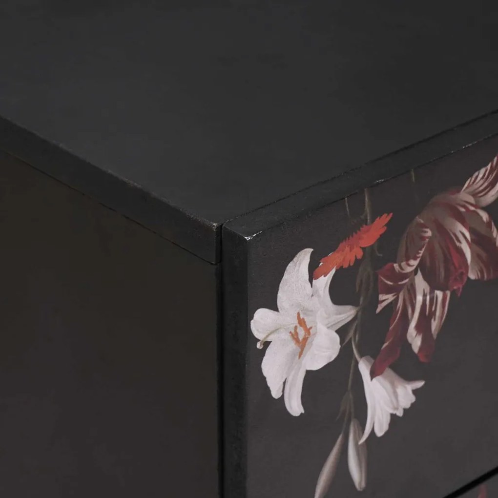 vidaXL Éjjeli asztal fiókkal Barna 40 x 33,5 x 46 cm Tömör Mangófát