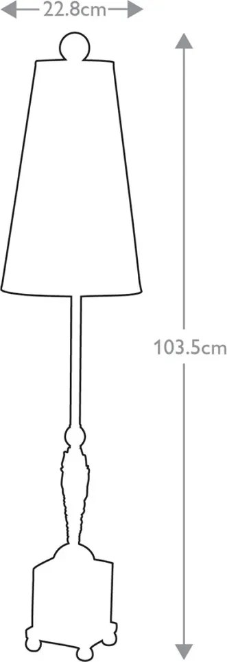 Flambeau NOMA LUXE FB-NOMA-LUXE-TL Asztali lámpa 1x60W/E27