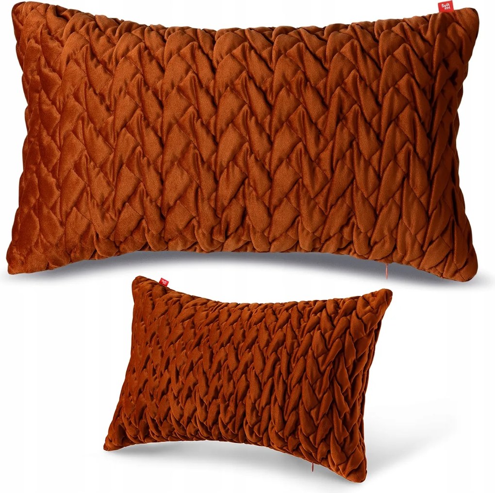 Díszpárnahuzat 30X50cm Velúr Velvet Dekoratív 100% Díszítő