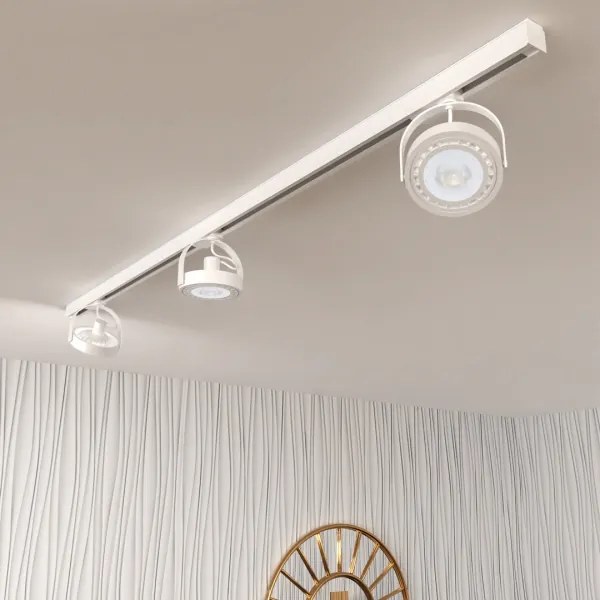 Spotlámpa sínrendszerben LUGAR AR111 3xGU10/25W/230V fehér