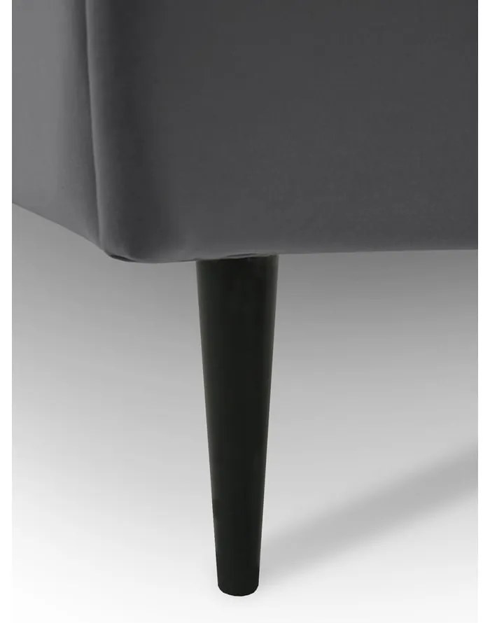 Szürke gyerekágy 90x200 cm Mercury – Scandic