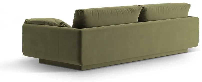 Világoszöld bársony kanapé 250 cm Torino – Micadoni