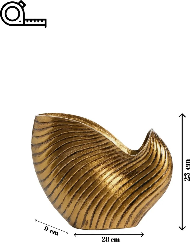 Oyster dísztárgy, 9 cm
