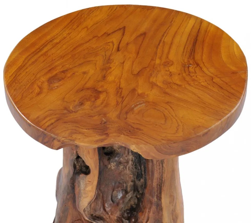 tömör tíkfa dohányzóasztal 40 x 40 cm