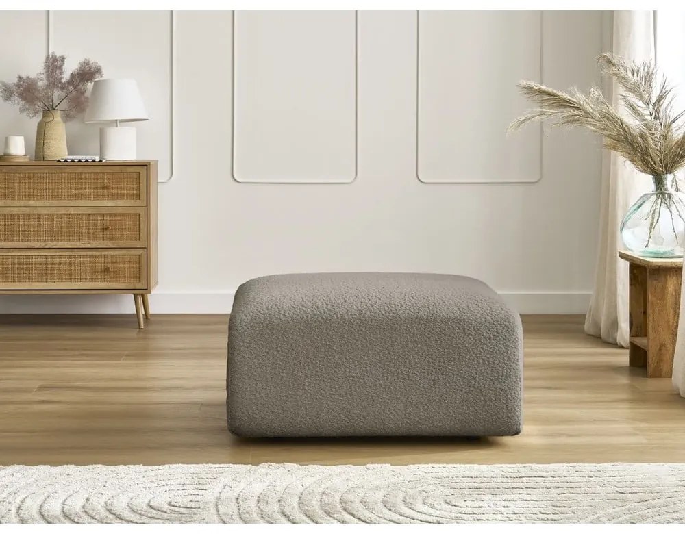 Szürkésbarna buklé lábtartó Tina – Bobochic Paris