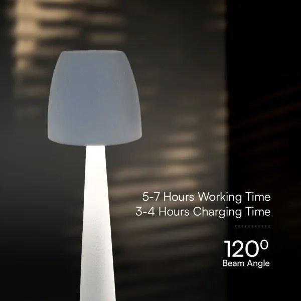 LED Dimmelhető újratölthető érintőképernyős asztali lámpa LED/3W/5V 3000-6000K fehér