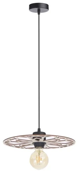 Csillár zsinóron FALCO 1xE27/60W/230V átm. 30 cm bézs