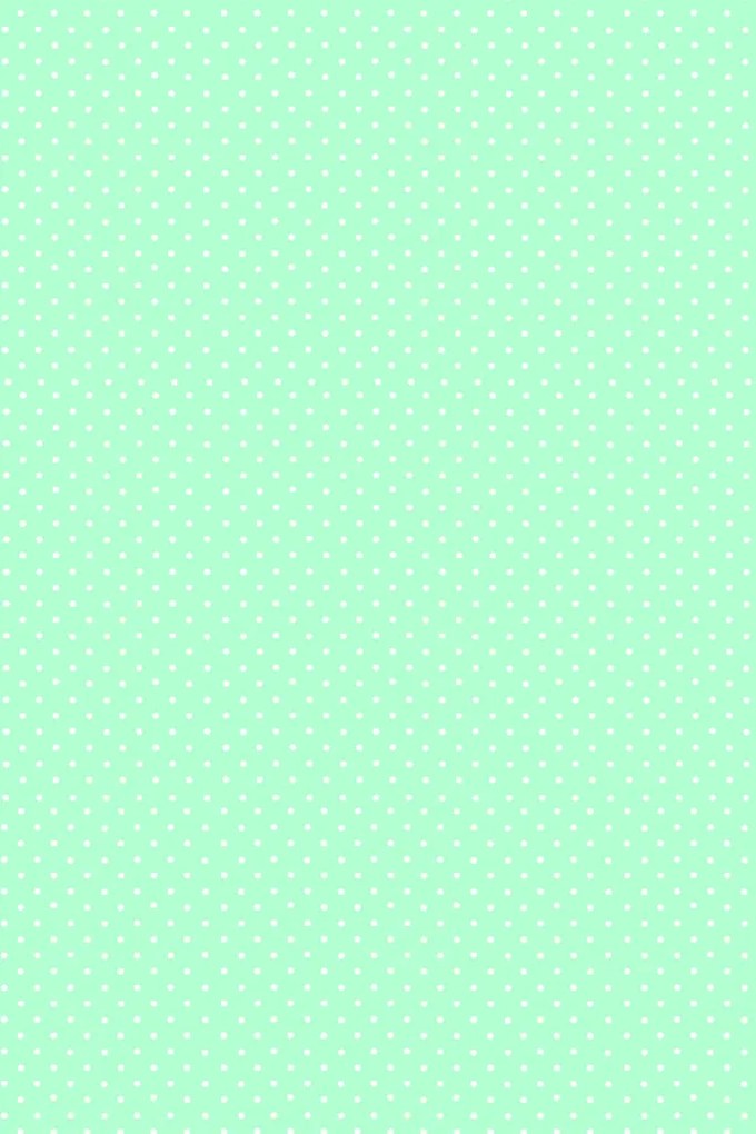 Menta zöld White Dots papír asztalterítő 120x180 cm