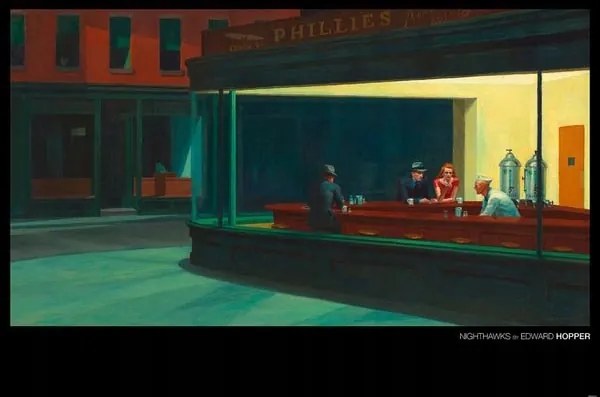 Edward Hopper Nighthawks poszter