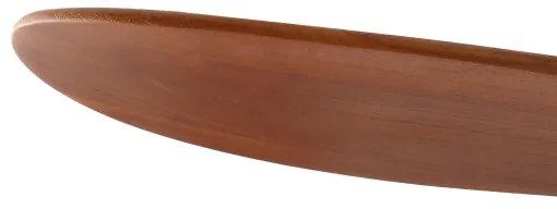 ZEVENTI - LED mennyezeti ventilátor GINOSA LED/18W/230V Wi-Fi Tuya fekete/tölgy + távirányító