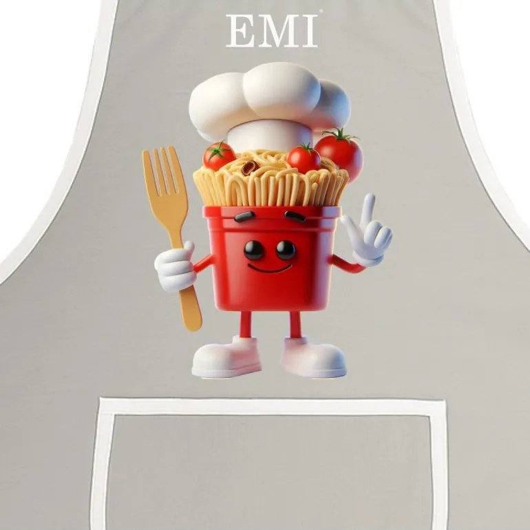 EMI Pasta konyhai kötény, Fekete